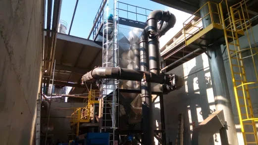 Filtración de gases de caldera