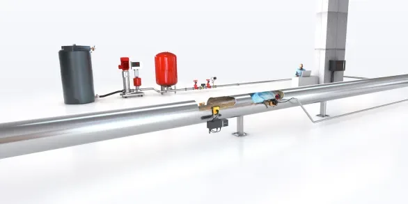 Spark detection and extinguishing systems